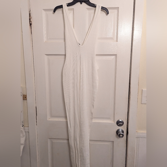 NWT SZ Large  Naked Wardrobe The NW Crossed & Snatched Jumpsuit - Picture 11 of 12